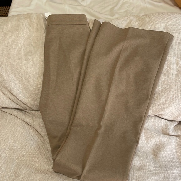 Zara Camel High Waisted Flare Pants - Picture 4 of 5